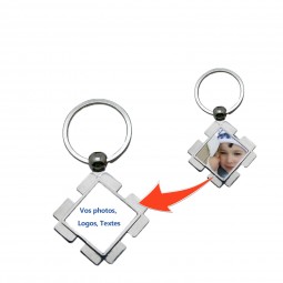 Porte clé carré personnalisé carré
