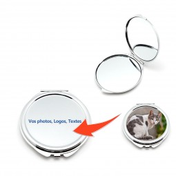 Miroir de poche à personnaliser
