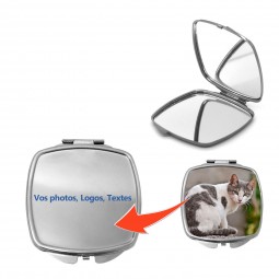 Miroir de poche à personnaliser